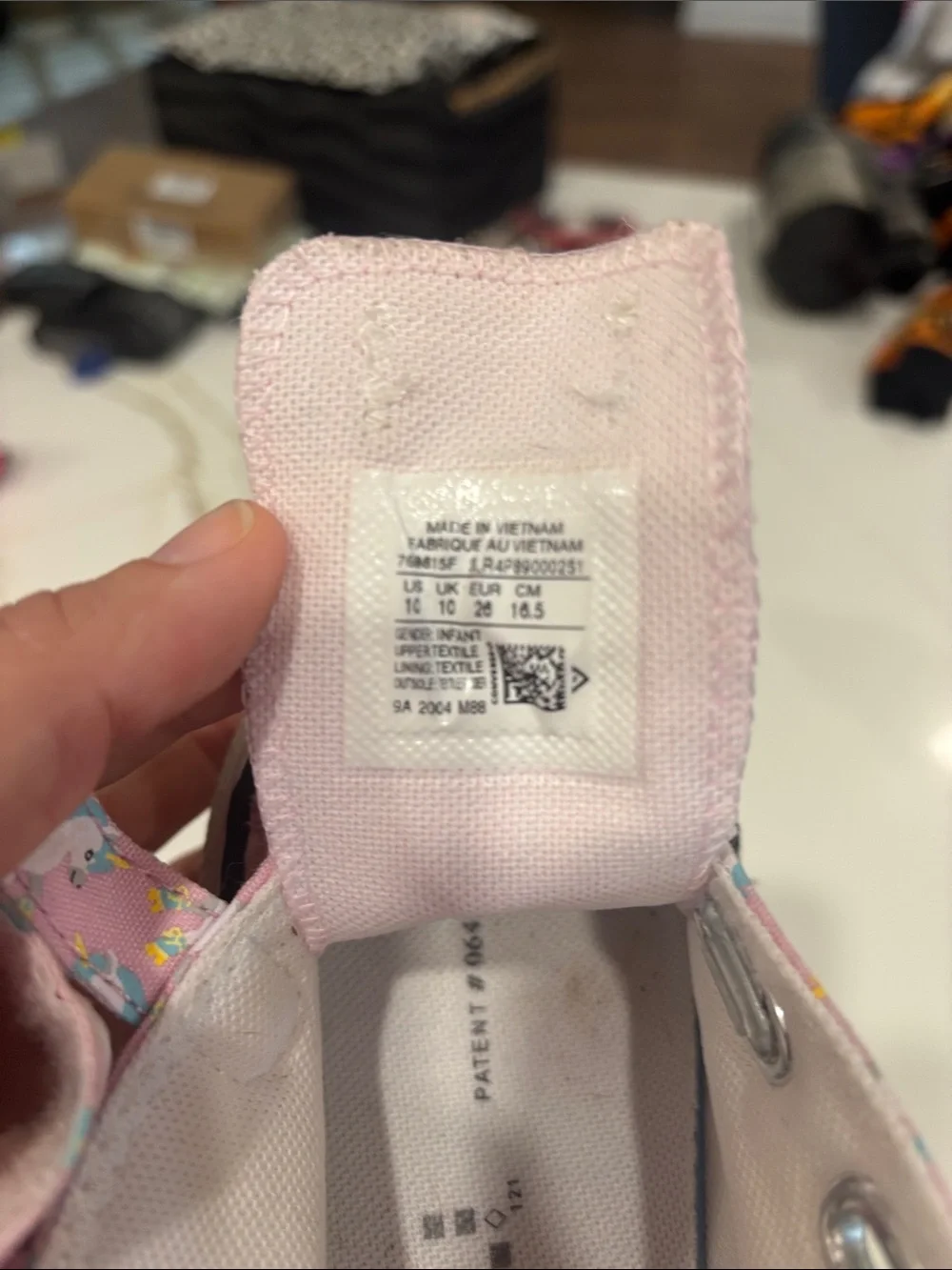 Converse pink sneakers